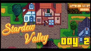 STARDEW VALLEY - DAY 2 Spring Year 1