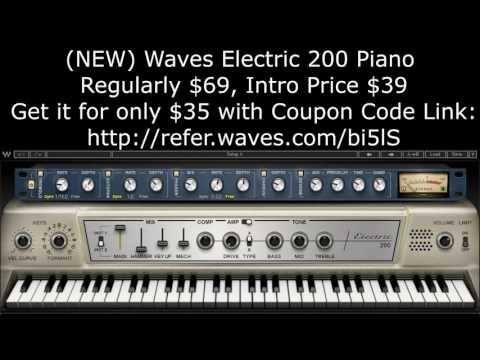 (NEW) Waves Electric 200 Piano | Regularly $69, Get it with Coupon for only $35