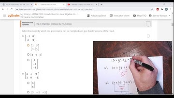 Math 2000: Section 2.2 - Matrix Multiplication