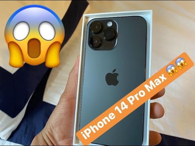 Iphone 14 Pro Max - Black color Unboxing - YouTube