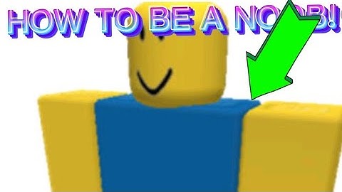 How to look like a classic noob in Roblox!