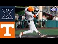 #1 Tennessee vs Xavier Highlights | 2022 College Baseball Highlights