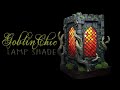 Making a Goblincore Lamp Shade -  Stained Glass & Polymer Clay time-lapse
