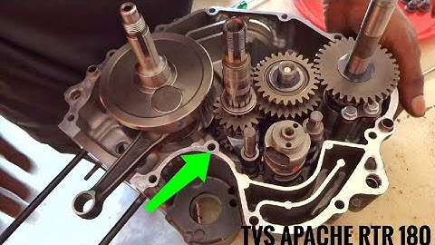 TVS apache RTR 180 Engine dismantling Ep3
