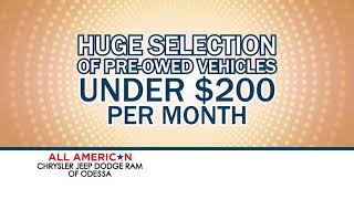 Sports Performance All American CJD Of Odessa Pre-Owned SuperStore!