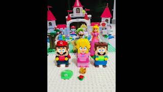 Princess Peach and Lego Mario returned  their power suit I61 #shorts  #toys  #trending  #asmr  #fyp