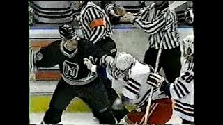 Stu Grimson vs Shane Churla Round 5 & Rangers jumped in