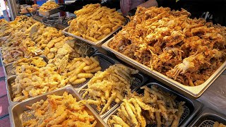 Более 30 видов! Святая земля удивительной домашней темпуры - корейская уличная еда
