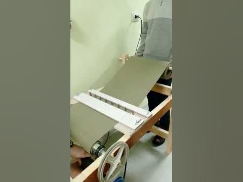 Станок для наризания лент на маскировочные сети - YouTube