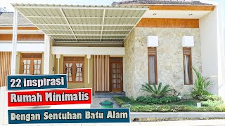 CANTIK DAN ALAMI!!! INILAH 22 INSPIRASI RUMAH MINIMALIS DENGAN SENTUHAN BATU ALAM CANTIK DAN ALAMI!!! INILAH 22 INSPIRASI RUMAH MINIMALIS DENGAN SENTUHAN BATU ALAM