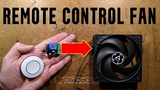 Adding remote control to a 12V fan