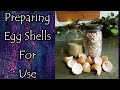 Preparing Egg Shells For Their Many Uses