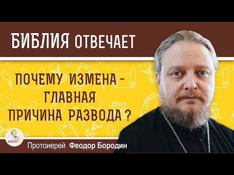 Почему  именно измена является главной причиной для развода ? Протоиерей Феодор Бородин