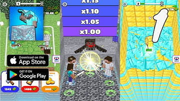 Craft & Mine 3D: Idle Merge Gameplay Walkthrough Part 1 - Level 1 ~ 3 (Android, IOS)