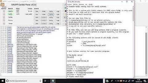Replica de BD en xampp Master Master