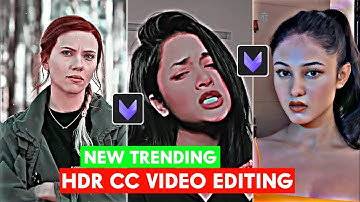 New Trending Hdr Cc Video Editing Only 1 Click | Hdr Effect Video Editing | Vivacut Tutorial