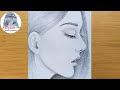 How to Draw a Girl (Side View) || Girl drawing || Pencil Sketch || Güzel Kız Yüzü Nasıl Çizilir