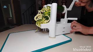 How To Make Air Fried Zucchini Zoodles.