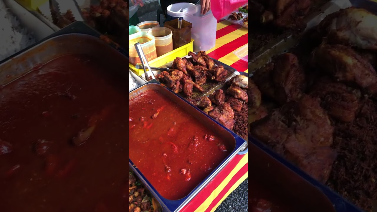 Malasiyan street food chicken #streetfood #travel #food #foodie #yummy #foodlover #eating