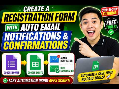 Create a Registration Form with Auto Email Notifications & Confirmations