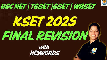 KSET FINAL Revision with Key Words|KSET MARATHON  Paper 1|TOP Repeated Key Words Paper 1|UGC NET