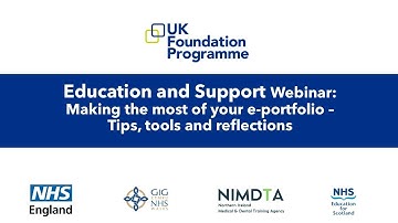 E&S Webinar: Making the most of your e-portfolio – Tips, tools and reflections