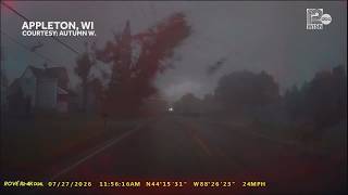 Power lines topped in Appleton storm