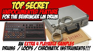 Celebrity Behringer LM Drum : Top Secret Undocumented Feature Play Extra Instruments / Drums / Loops Profile