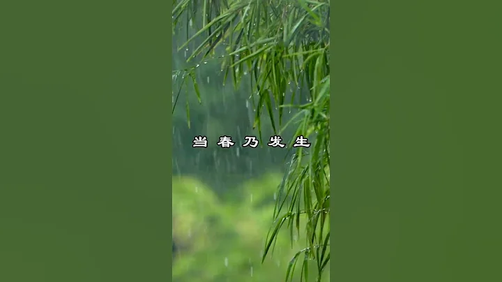 中文古典诗词：《春夜喜雨》 [唐] 杜甫 - 天天要闻