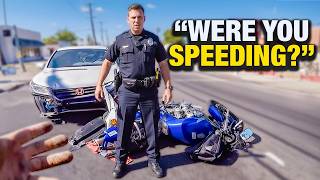 How to Answer Police Officer Questions After a Motorcycle Crash