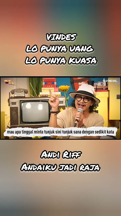 VINDES - Andaiku Jadi Radja ANDI RIFF #music #vindes #cover #shorts