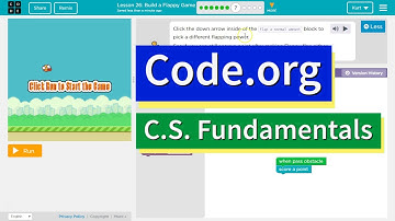 Build a Flappy CS Express Lesson 26.7 Code.org Tutorial with Answers