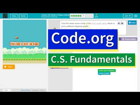 Build a Flappy CS Express Lesson 26.7 Code.org Tutorial with Answers