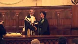 Consegna del Tocco ai nuovi professori dell'Università di Siena