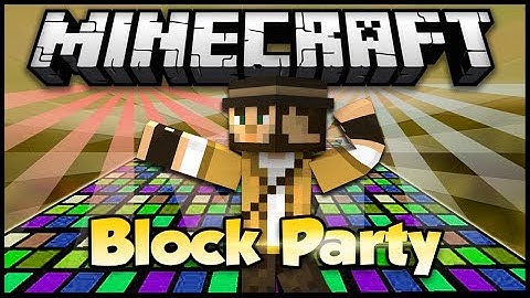 Block Party! - Minecraft Mini-Game (20 PLAYER DANCE OFF!)