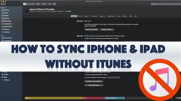 MacOS 10.15 Catalina - Sync iPhone or iPad without iTunes