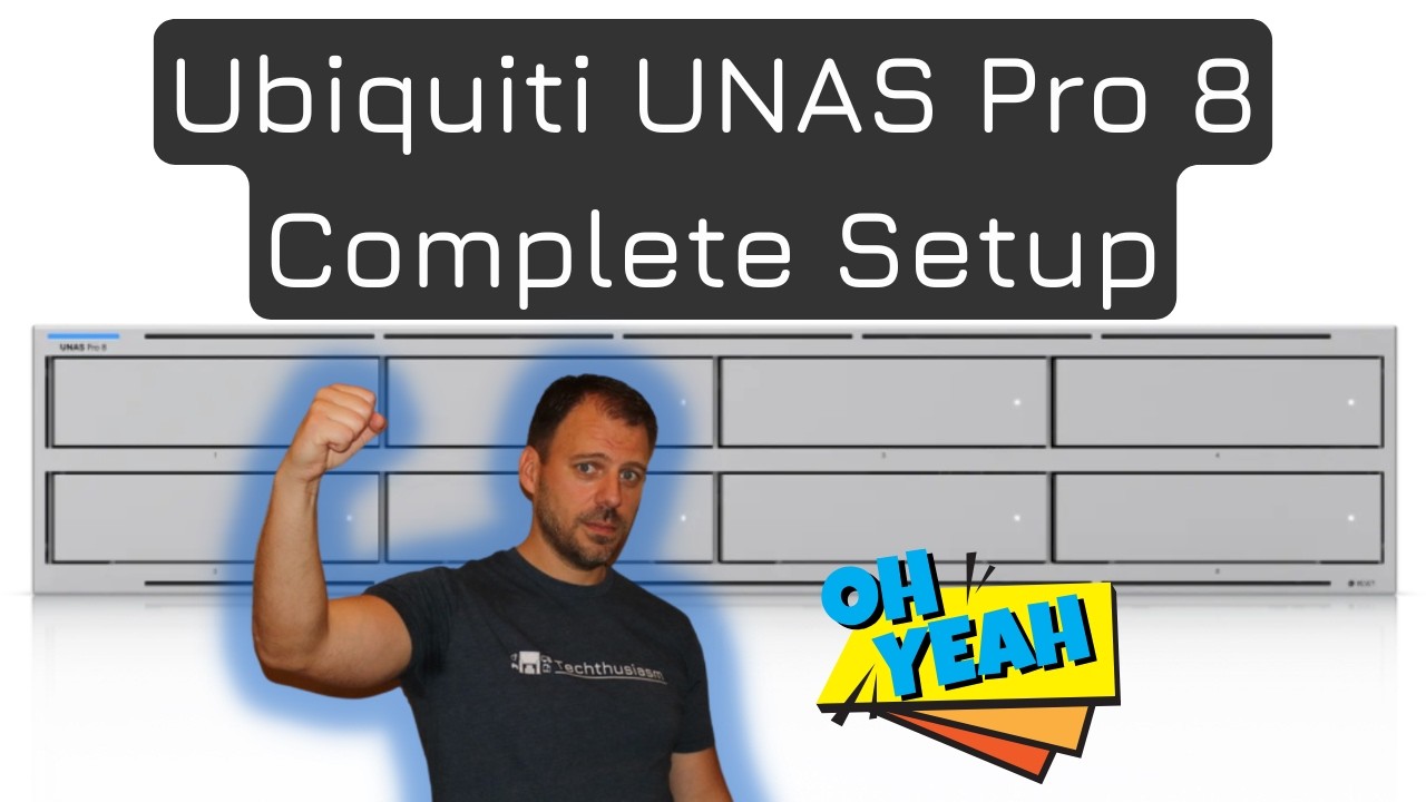 Ubiquiti UNAS Pro 8: Максимальное расширение возможностей! Полная установка, настройка и первое з...