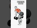 Bent Over Row Dumbbell Shorts Short