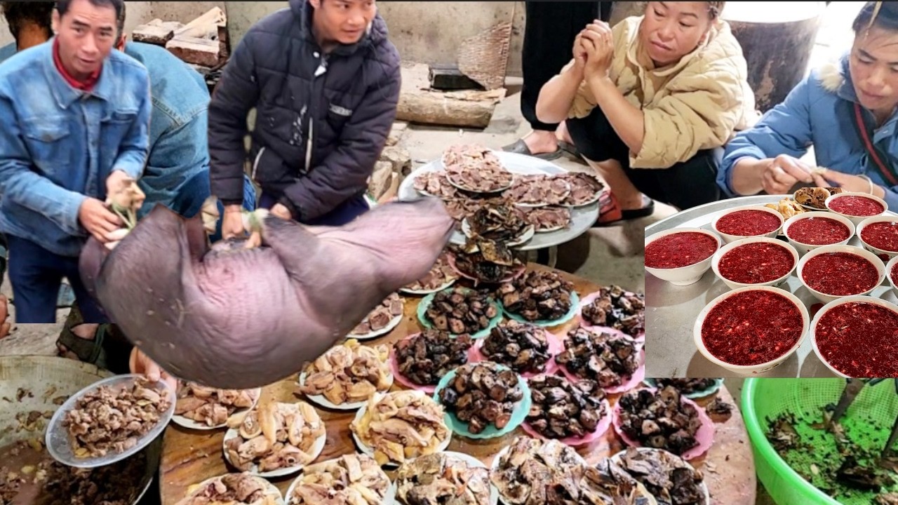 THỊT LỢN ẠCH VỚI NHIỀU MÓN NGON ĐẶC BIỆT Tây Bắc |Lão Kều TV