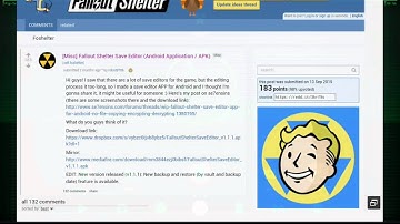 How to edit your fallout shelter save