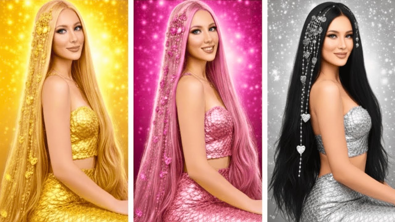 РОЗОВЫЙ vs ГОТИКА vs ЗОЛОТО: Битва Макияжа! 🖤💖✨ Эпическая Трансформация