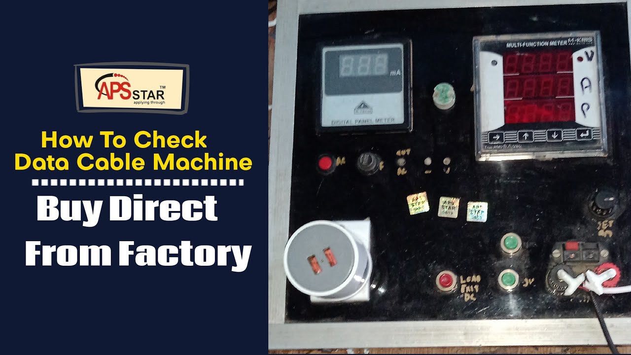 Data Cable Chacking machine | #shorts - YouTube