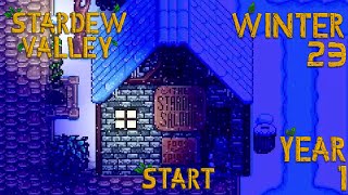Weird Porn - Stardew Valley, Winter 23, Year 1, Start