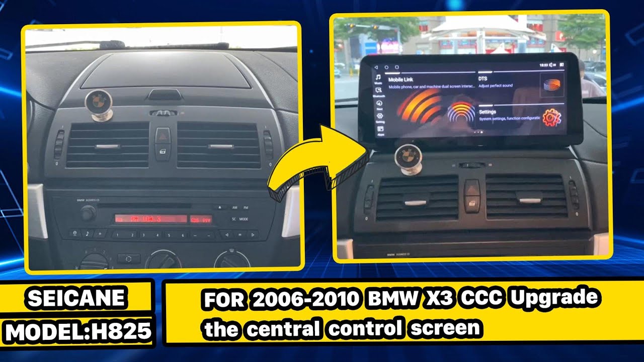 Carplay HD Touchscreen for 2006-2008 2009 2010 BMW X3 E83 CCC Car