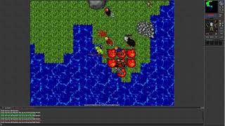 Tibia 7.4 (Knight and Mage PK around Swamp Troll cave in Venore, many frags)