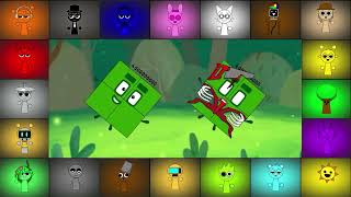 Sprunki Oc Numberblocks Band 4K-4T Normal Vs Zombie The Ultimate Number Scale Challenge