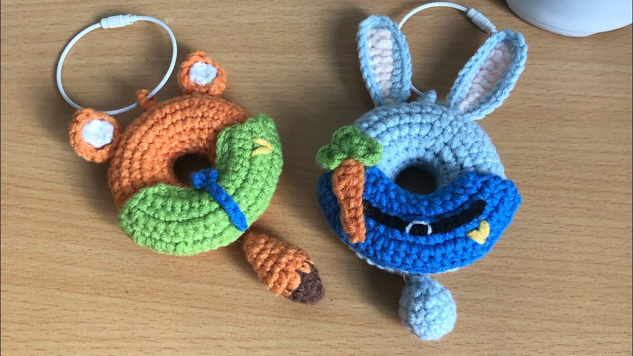 Hướng dẫn móc Thỏ và Cáo bằng len | Nick & Judy | Zootopia | JUDY | Tiệm Nhỏ Xiuxiu