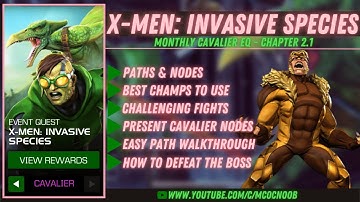 X-MEN: Invasive Species - Cavalier Event Quest - Chapter 2.1 - Sabretooth - MCOC - Jan 2022