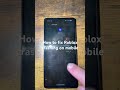 How to fix Roblox crashing on mobile