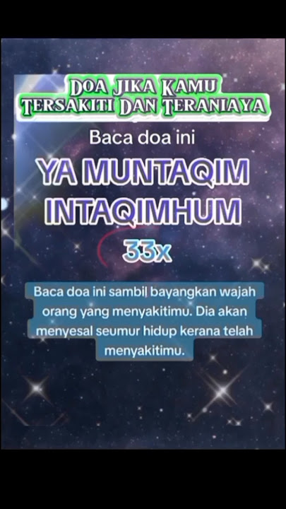 Doa jika tersakiti dan teraniaya, #doa #bacaandoa #short #tersakiti